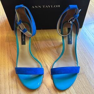 Ann Taylor Ankle Strap Heels